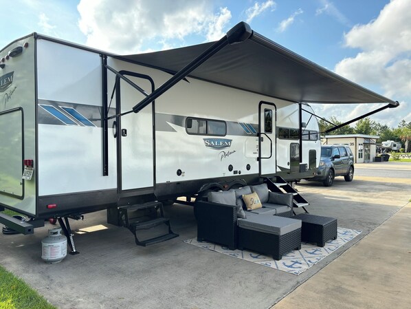 Overnatningsstedets område