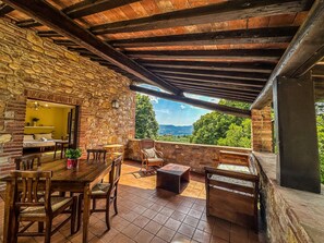 Outdoor dining - Agriturismo Dandelion - Suite Rosmarinus (Citta della Pieve)