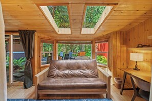 TV connectée, cheminée