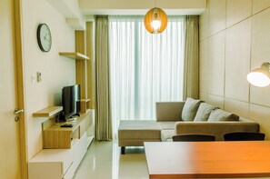 Living area - Comfort And Minimalist 1Br At Tree Park City Bsd Apartment (South Tangerang)
