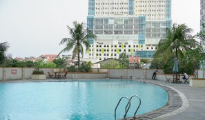 Outdoor pool - Compact Studio At Margonda Residence 1 Apartment (Depok)