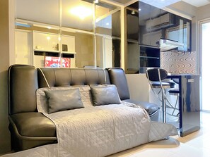 Apartment | Living area - Best Strategic And Homey 2Br At Bassura City Apartment (Jakarta)