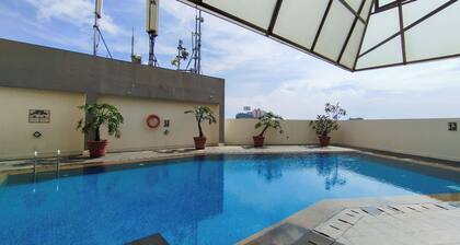 Tranquil Designed 2Br At Braga City Walk Apartment