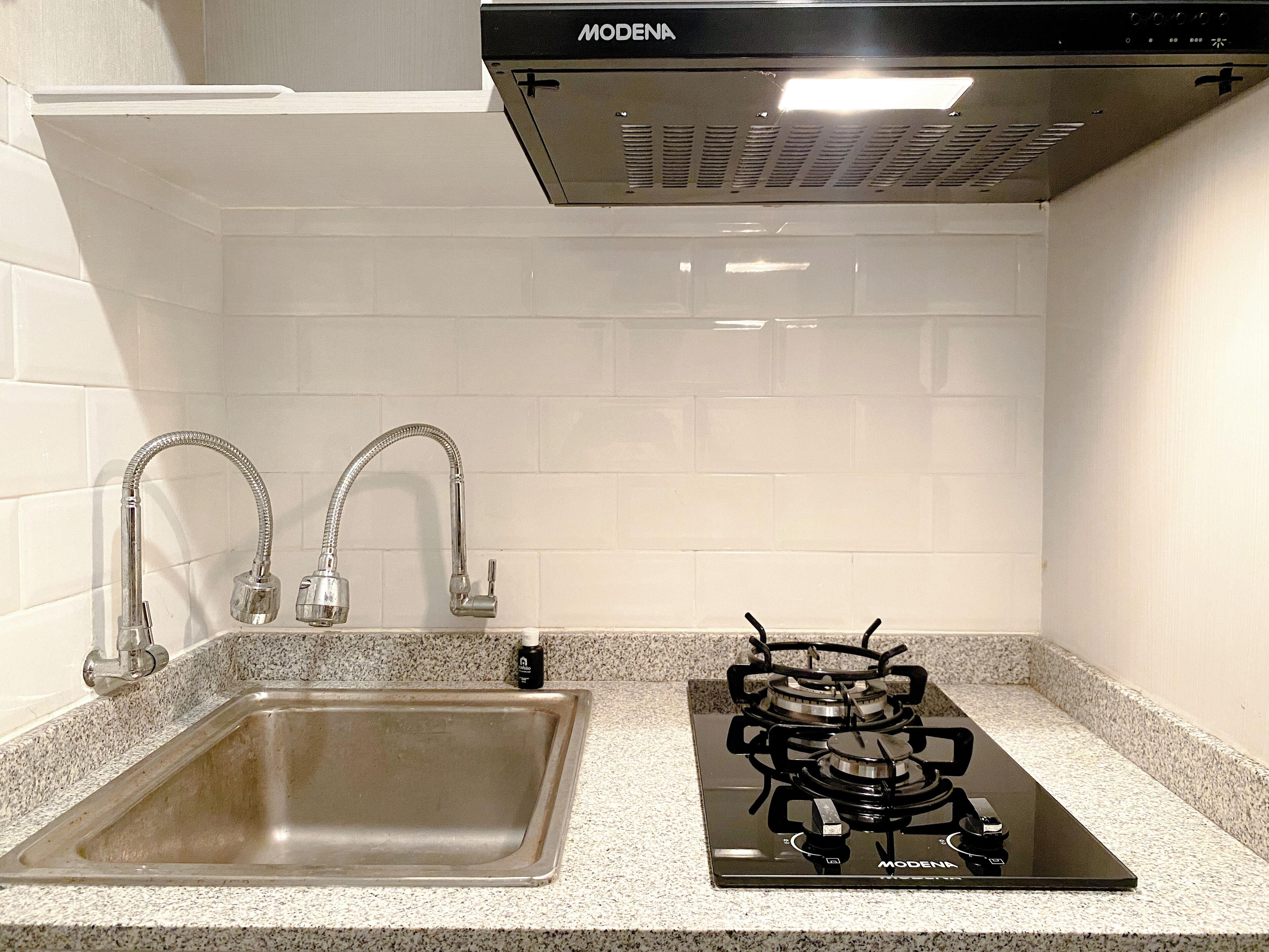 Refrigerador, placa de cocina