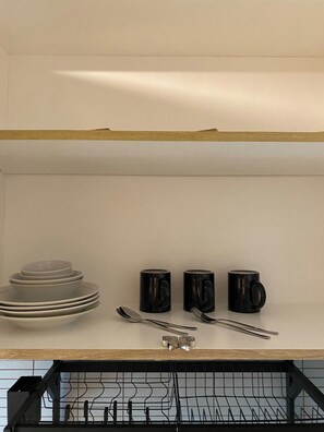 Studio | Private kitchen | Stovetop, electric kettle - Modern Look Studio at LRT City Jatibening Apartment (Bekasi)