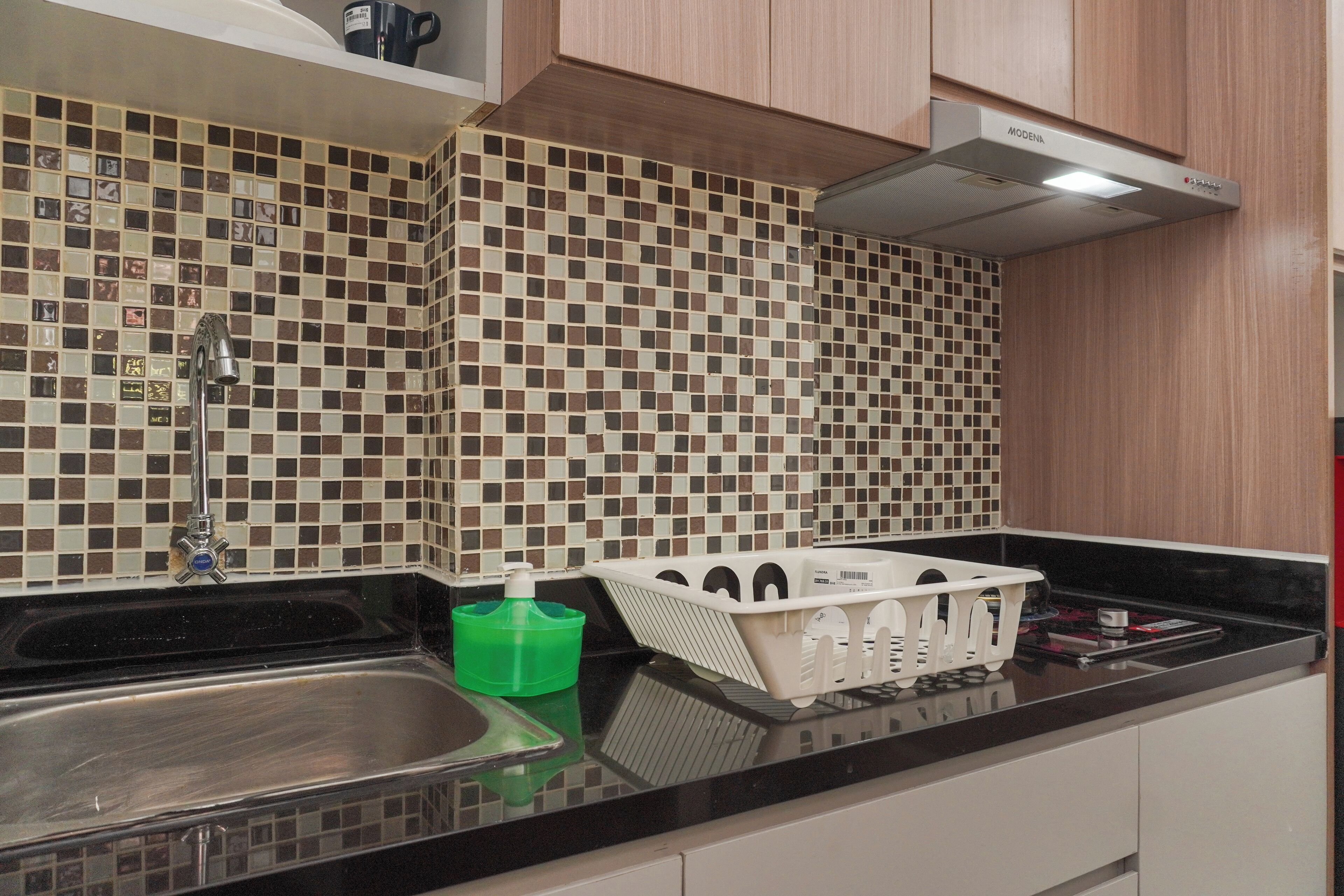 Monolocale | Cucina privata | Frigorifero con congelatore, piano cottura, bollitore elettrico