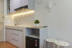 Studio | Badezimmer | Dusche, Handtücher