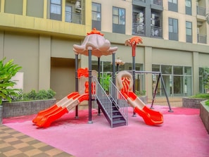 Children’s play area – outdoor - Best Deal And Comfort Designed 2Br Transpark Cibubur Apartment (Depok)