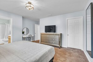 3 dormitorios, tabla de planchar con plancha, wifi y ropa de cama