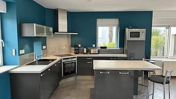 雪櫃、微波爐、焗爐、洗碗機