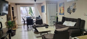 Living area - Suite dos recamaras vista al mar (Bucerías)