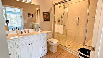 Shower, towels