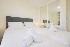 2 bedrooms, iron/ironing board, WiFi, bed sheets - Apartment; sea views, large terrace, close to beach; El Faro, Mijas (Mijas)