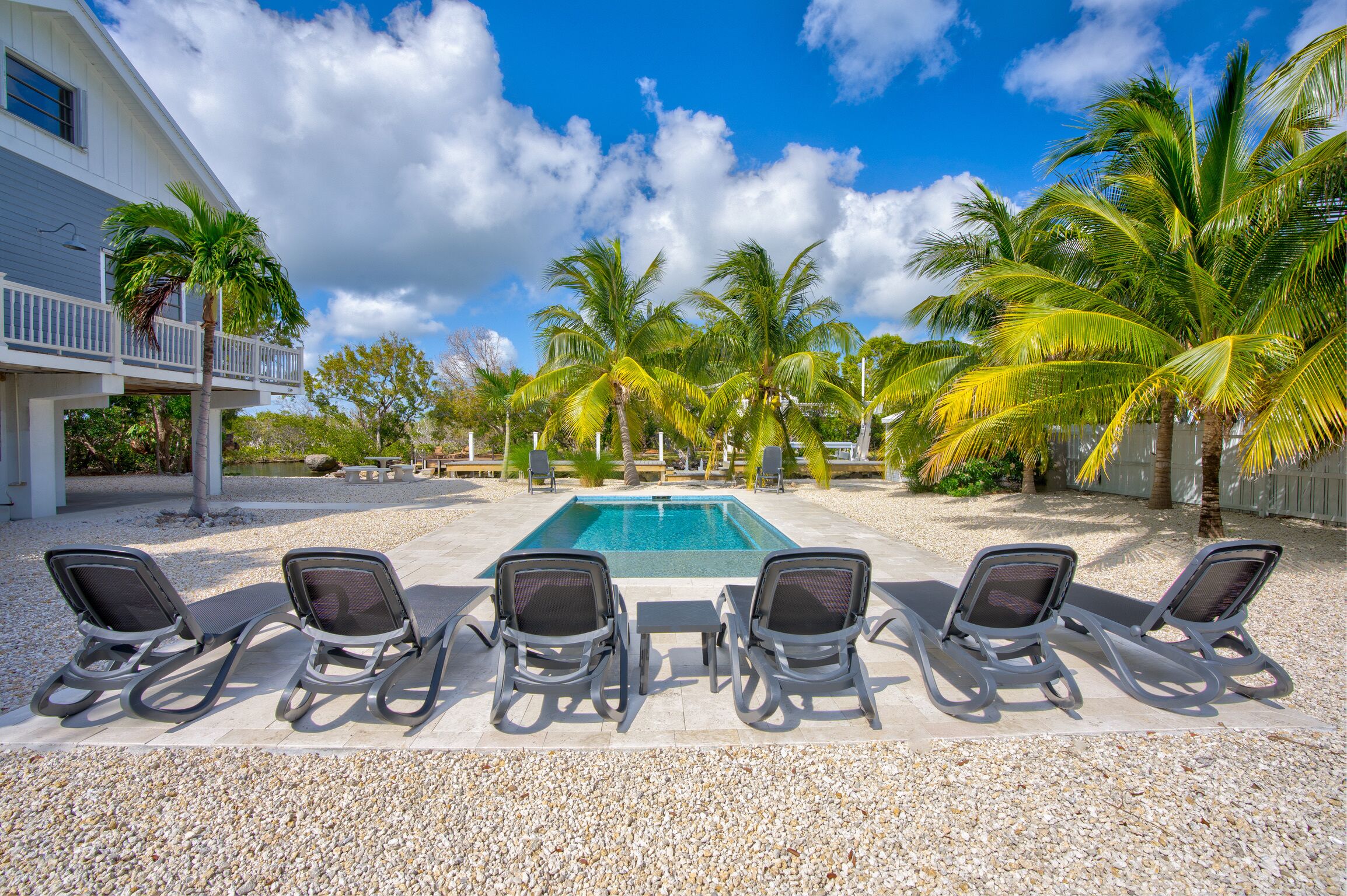 Secluded, tropical home w/ 60' Dock, Big Pool, and World Class Fishing & Lobster