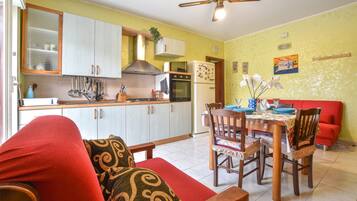 Fridge, stovetop