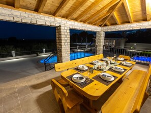 Outdoor dining - Villa Šime by Interhome (Zadar/Sukošan)