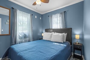 2 habitaciones, wifi gratis y ropa de cama 