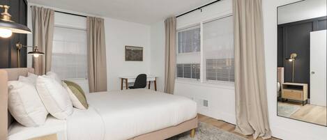 2 chambres, fer et planche Ă repasser, Wi-Fi, draps fournis