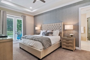 8 bedrooms, iron/ironing board, free WiFi, bed sheets - The Villa Miramar w Pool House and theme rooms in Reunion (Kissimmee)