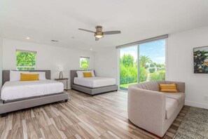 4 bedrooms, iron/ironing board, travel cot, free WiFi