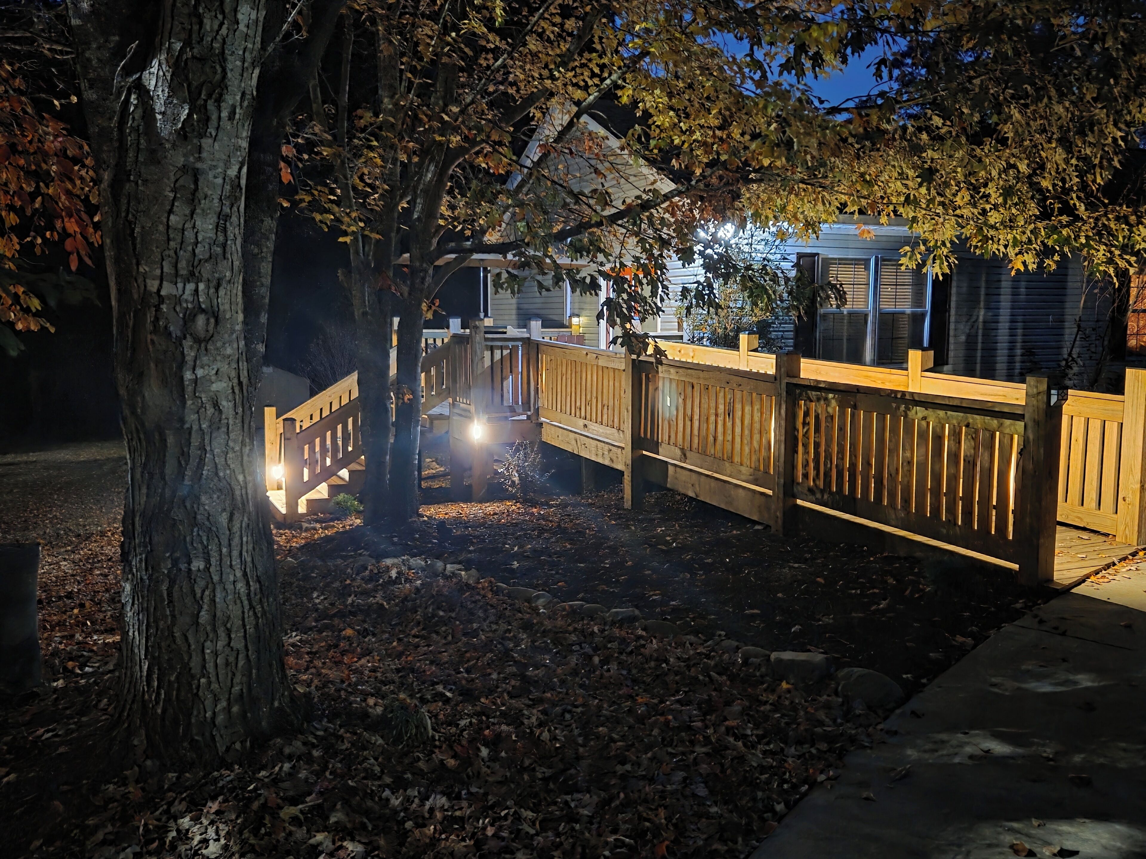 Enceinte de l’hébergement