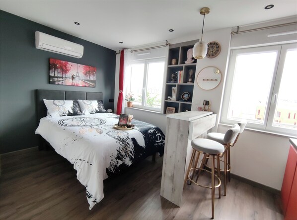 1 Schlafzimmer, Bügeleisen/Bügelbrett, WLAN, Bettwäsche