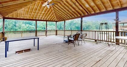 Spacious dog-friendly riverfront home with central AC, private pier + firepit