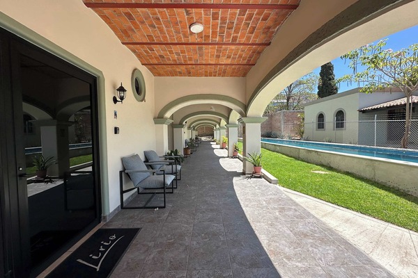 Common area at first floors next to the pool