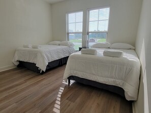 4 bedrooms, iron/ironing board, travel crib, free WiFi