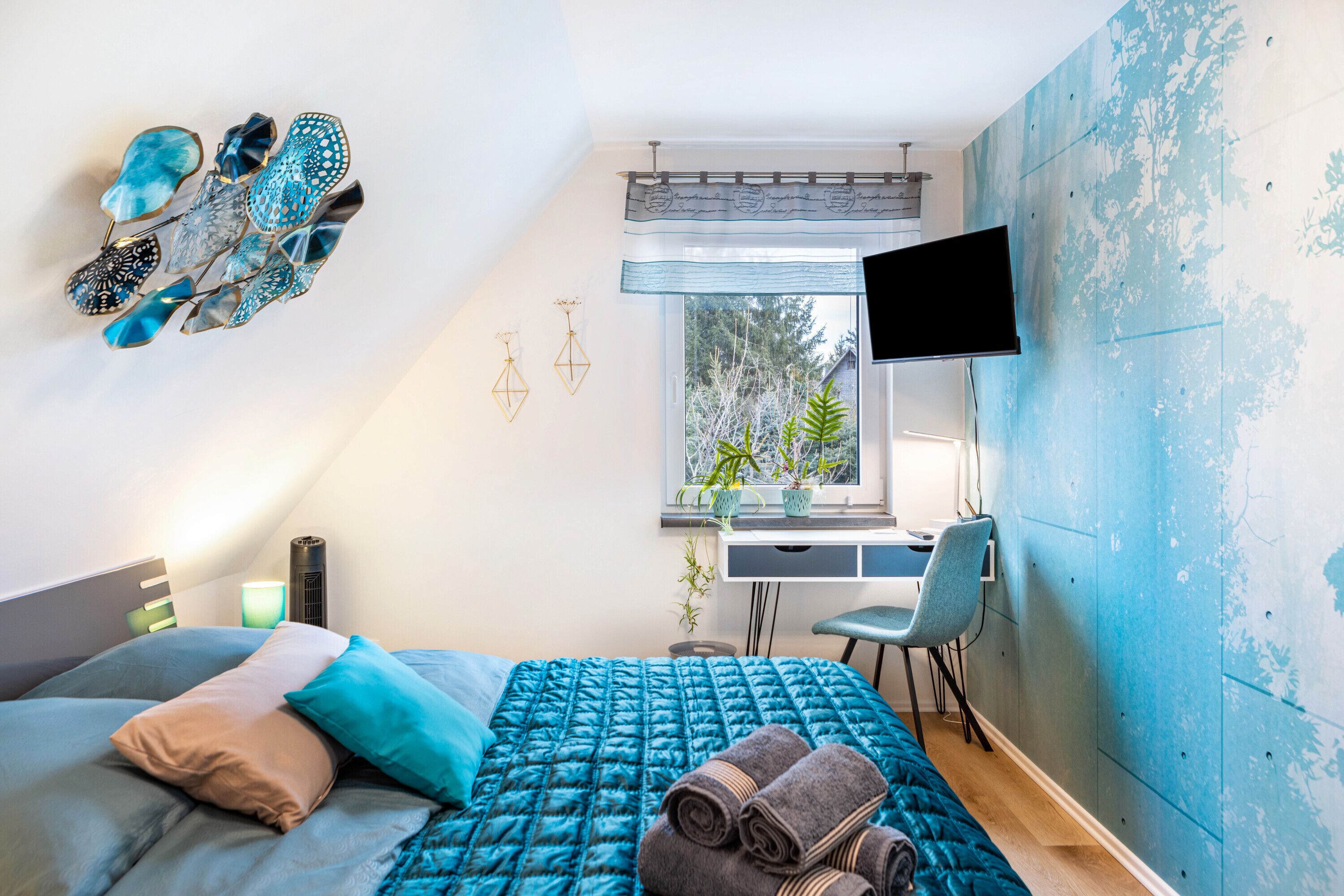 4 habitaciones, tabla de planchar con plancha y wifi gratis 