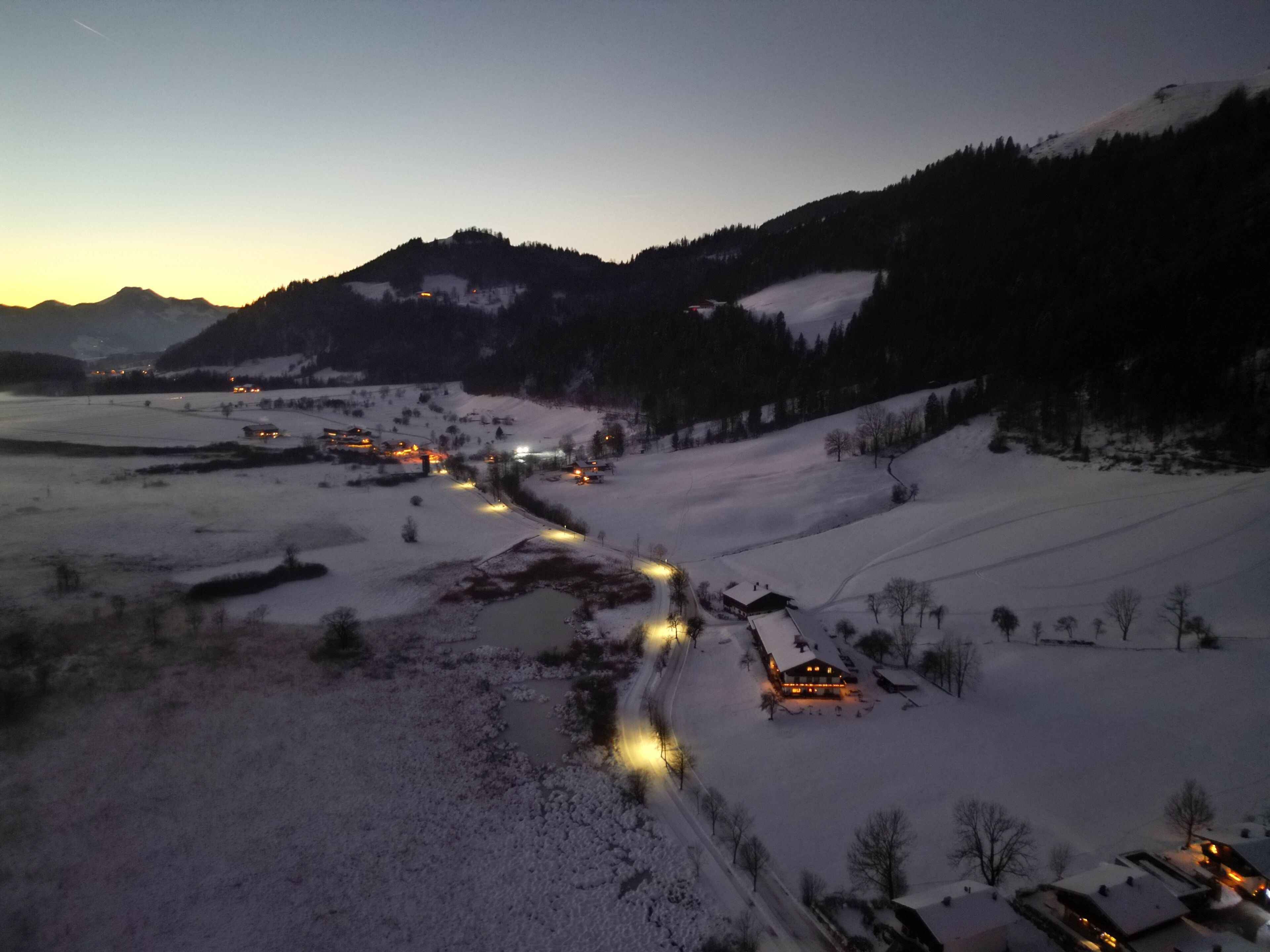 Außenseite Ferienhaus [Winter]