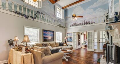Spacious Madisonville Estate w/ Grill & Pond Views