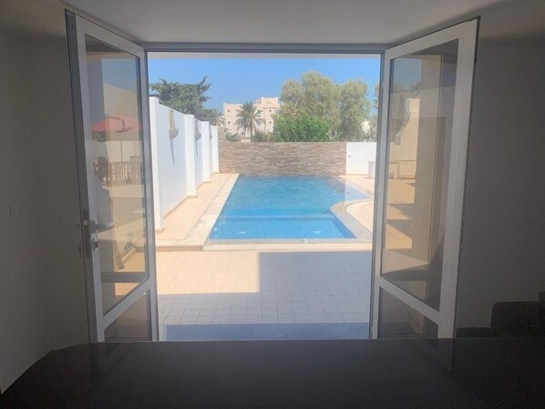 Pool - Spectacular Tunisian Villa w/pool- 5 min walk from the beach, Palm Cafe, Casino (Djerba)