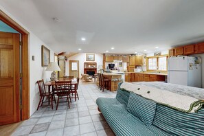 Interior - Quaint home across from bike paths with large furnished deck, grill, & W/D (West Tisbury)