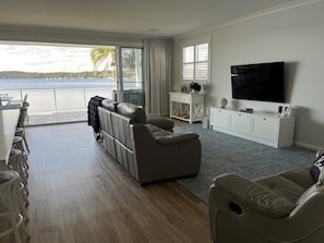 Smart TV, video games, DVD player, books