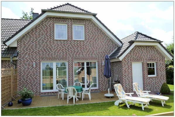 Outdoor dining - Ferienhaus Liermann, 1-4 Pers (Senden-Ottmarsbocholt)
