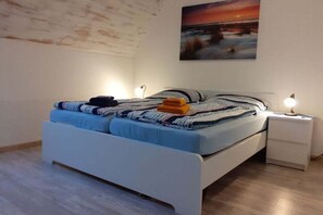 2 makuuhuonetta, silitysrauta/-lauta, Wi-Fi