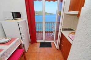 Apartment (Apartments Filipović - One-Bedroom A) | Private kitchenette | Fridge - Apartments Filipović (Mljet)