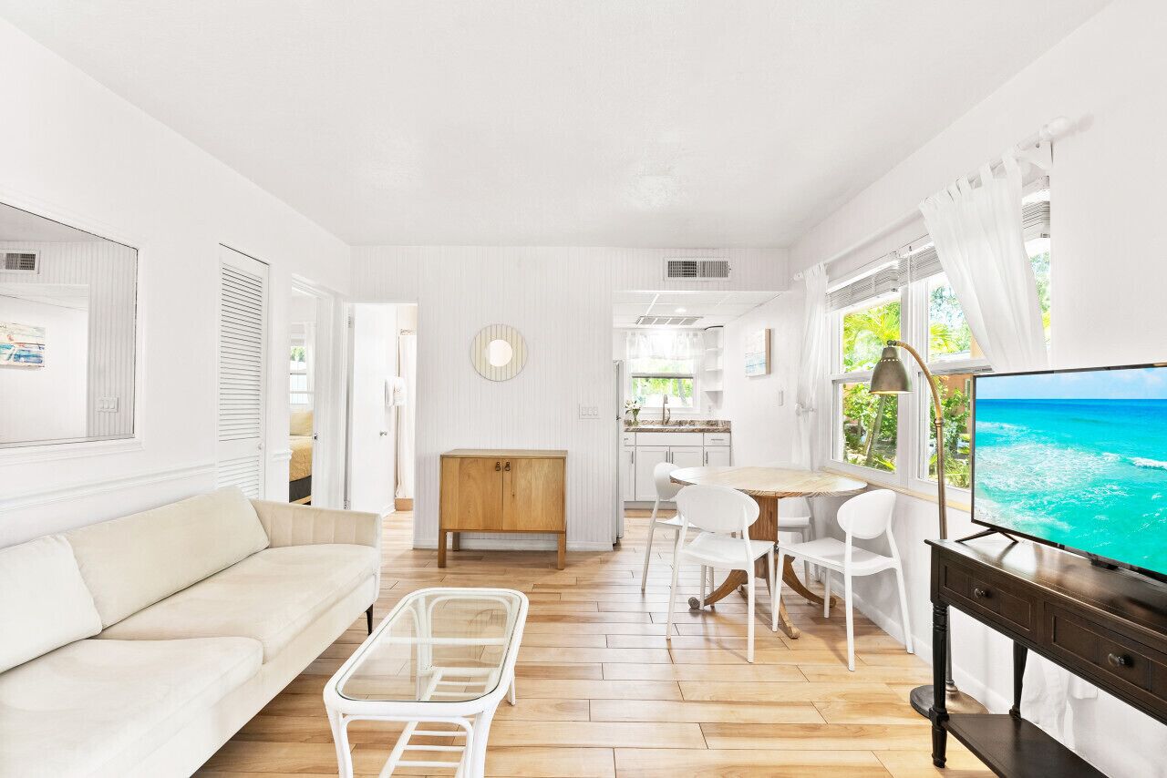 Smart TV, books, video library, stereo