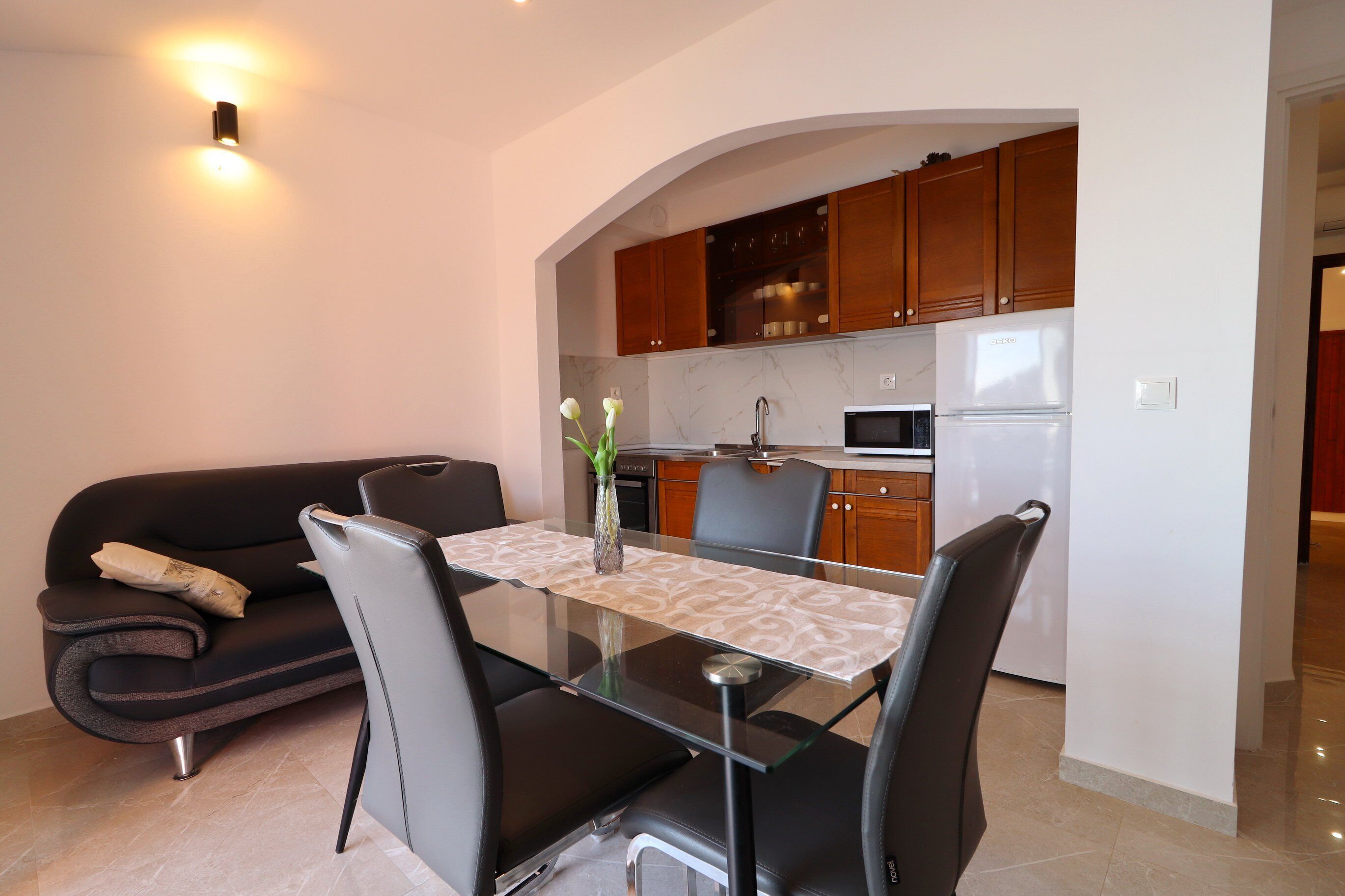 Apartment (Two Bedroom Apartment with Terrace an) | Private kitchen | Fridge