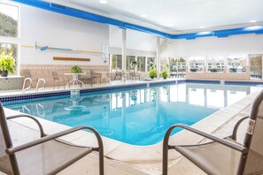 Indoor pool, a heated pool - Location. Views. Fireplace. Pool. Hot tub. Lake. (Keystone)