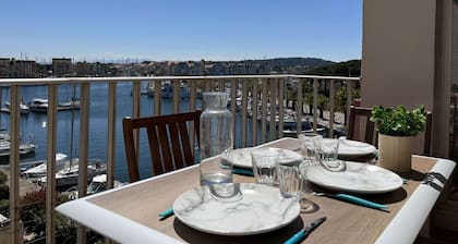 Apartment mit Parkplatz in Gruissan, 4 Betten, nahe dem Strand