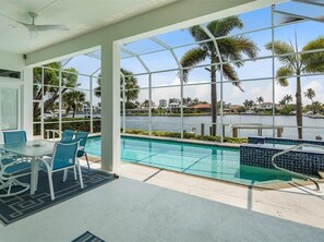 Beheizter Pool