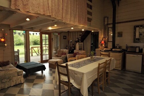 Pretty wooden house near Loches, Touraine, near the Chateaux of the Loire Valley