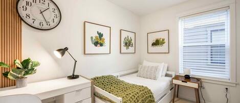 Here is the 3rd bedroom with a single bed