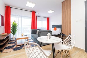 Living area - Studio Apartment in Kileleshwa (Nairobi)