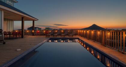 Heated Private Pool, Across from Beach, Ocean Views, Steps To Sand, Dog Friendly