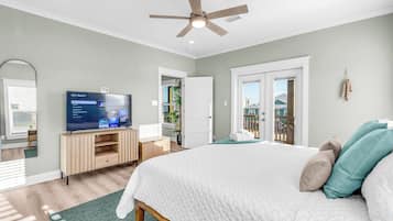 6 habitaciones, tabla de planchar con plancha, cuna de viaje y wifi
