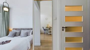 1 bedroom, iron/ironing board, travel crib, WiFi