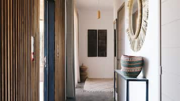 Suite Deluks, ensuite, pemandangan kebun (Terrasse) | 1 kamar tidur, seprai premium, bantalan ekstra lembut, dan minibar